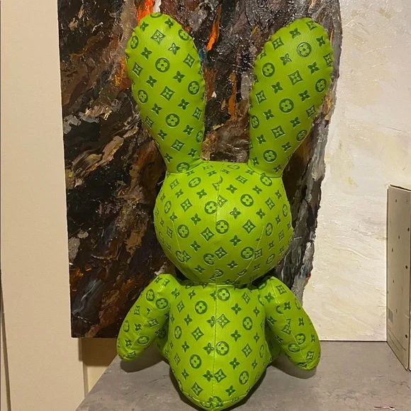 Gorgeous Green Bunny Plush Decor - Picture 4 of 4